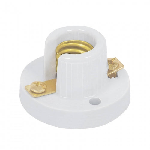 Portalámpara de porcelana para candil, Volteck 46531 POPO-10
