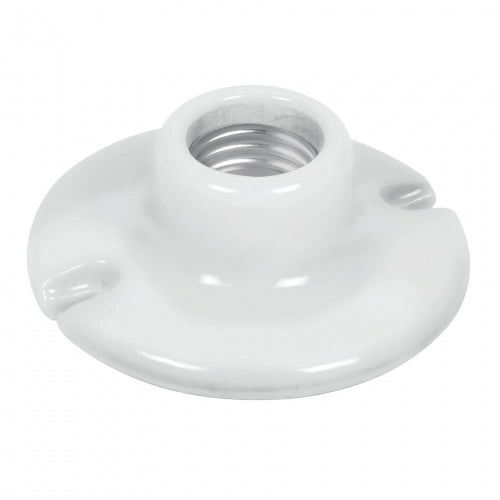 Portalámpara de porcelana, 3-1/2', redonda, Volteck 46523 POPO-15