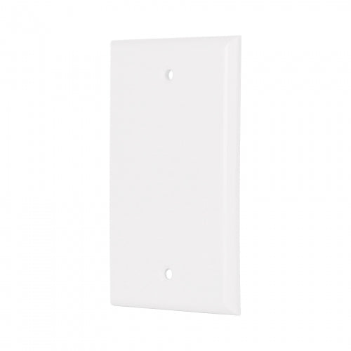 Placa de ABS ciega, Standard, blanco, Volteck 47724 PPCI-SB