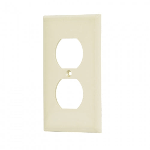 Placa de ABS dúplex, Standard, marfil, Volteck 46406 PPDO-S