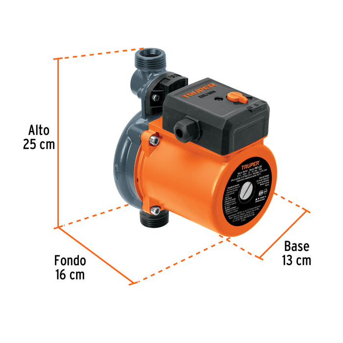 Bomba presurizadora 1/3 HP, Truper Código: 103356