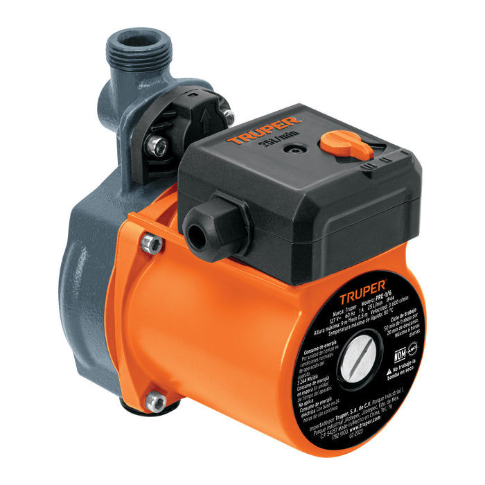 Bomba presurizadora jet hierro 1 HP con control, Truper 102855 PRE-1