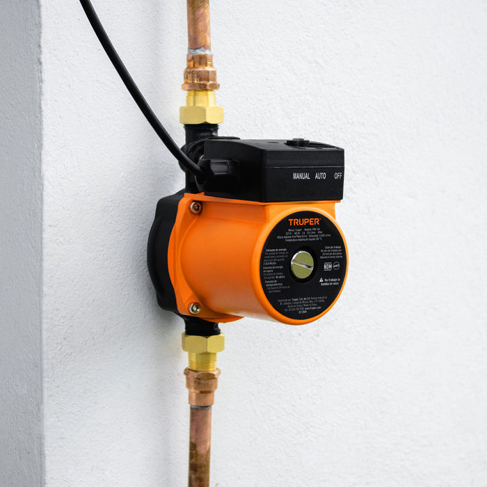 Bomba presurizadora jet hierro 1 HP con control, Truper 102855 PRE-1