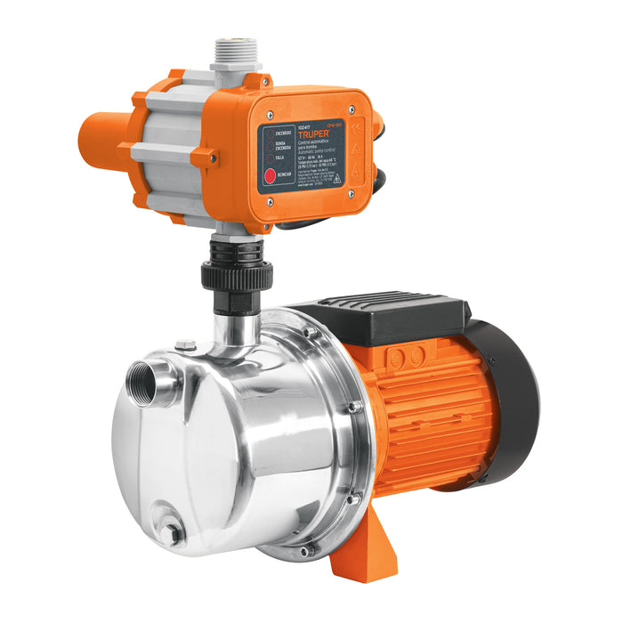 Bomba presurizadora jet hierro 1 HP con control, Truper 102855 PRE-1