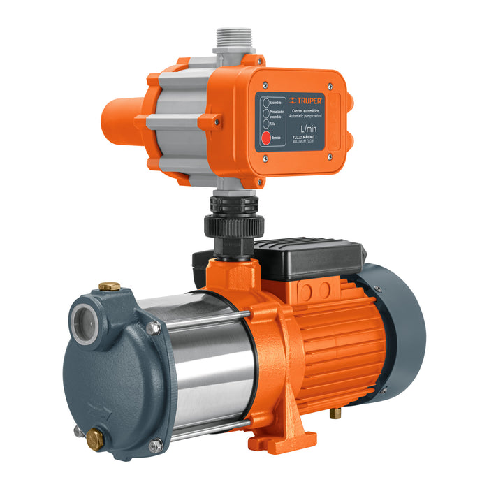 Bomba presurizadora multietapas 1 HP con control, Truper 102386 PREM-1