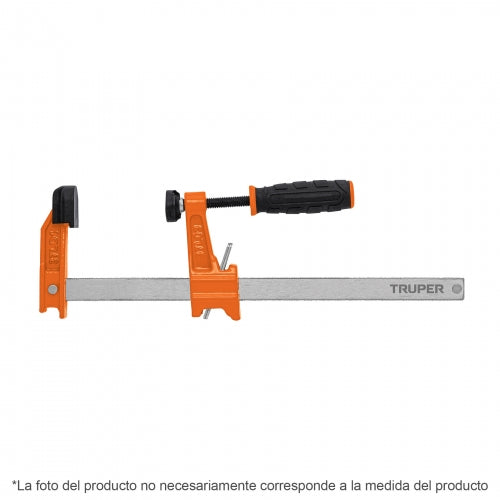 Prensa rápida tipo 'F' 24', uso ligero, Truper 103201 PRF-24