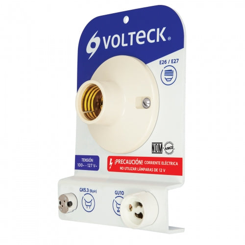 Probador de lámparas, bases E26, E27, GX5.3 y GU10, Volteck 56005 PRO-LAMP