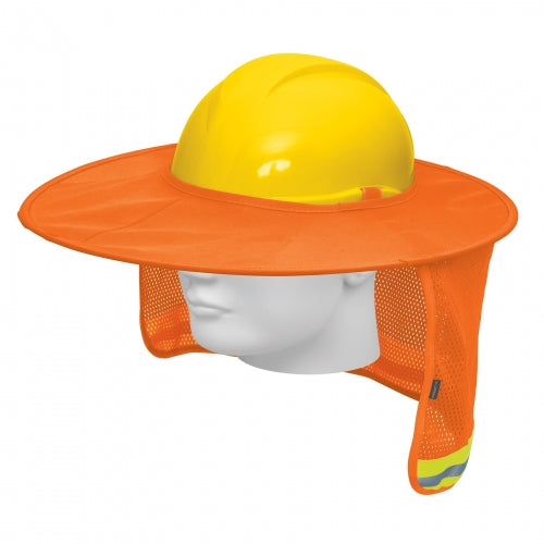 Protector solar plegable para casco, naranja con reflejante 100353 PROCA-N