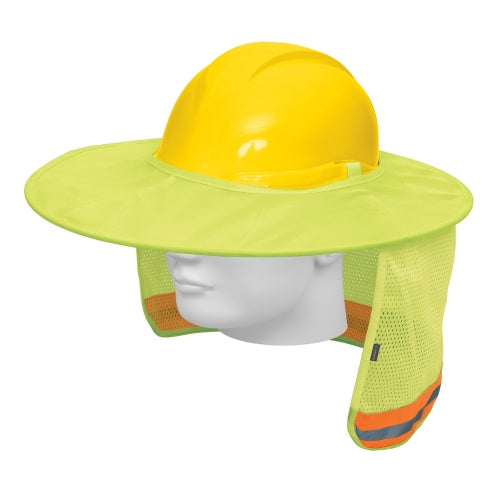 Protector solar plegable para casco, verde con reflejante 100354 PROCA-V