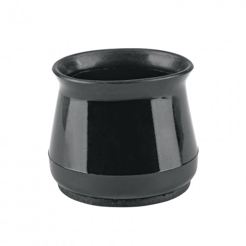 Caja con 24 protectores para patas de silla, negro 49847 PRS-6
