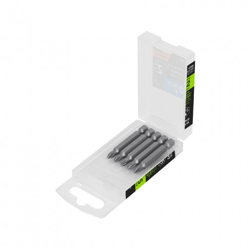 Estuche con 5 puntas de cruz PH1 largo 2', Truper Expert 12146 PUDE-1201