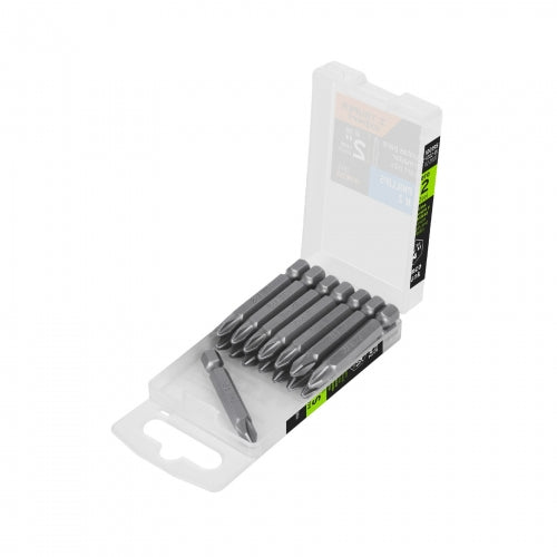 Estuche con 15 puntas de cruz PH2 largo 2', Truper Expert 100195 PUDE-1202-15