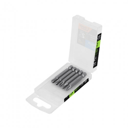 Estuche con 5 puntas de cruz PH3 largo 2', Truper Expert 12149 PUDE-1203