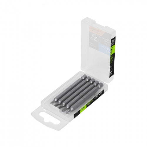 Estuche con 5 puntas de cruz PH0 largo 3', Truper Expert 12150 PUDE-1300