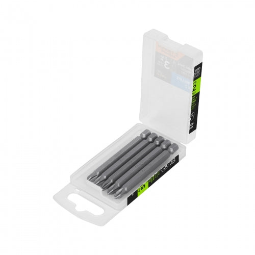 Estuche con 5 puntas de cruz PH2 largo 3', Truper Expert 12153 PUDE-1302