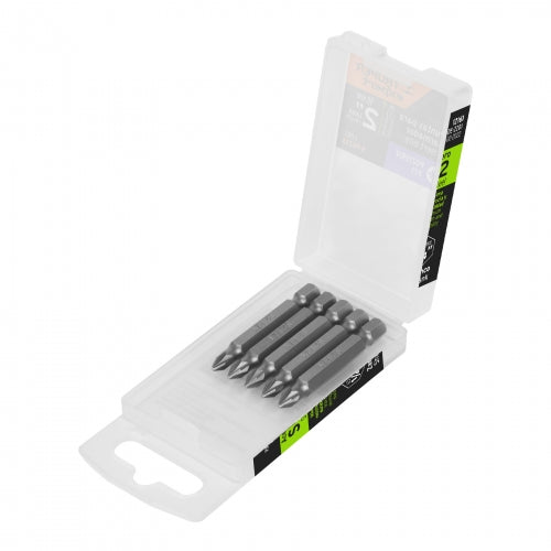 Estuche con 5 puntas pozidriv PZ1 largo 2', Truper Expert 12161 PUDE-2201