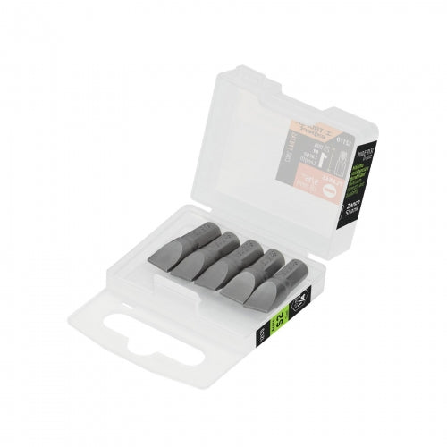 Estuche con 5 puntas planas de 5/16' largo 1', Truper Expert 12170 PUDE-3131