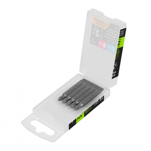 Estuche con 5 puntas dobles PH1 y 1/4' largo 2', Expert 12177 PUDE-4201