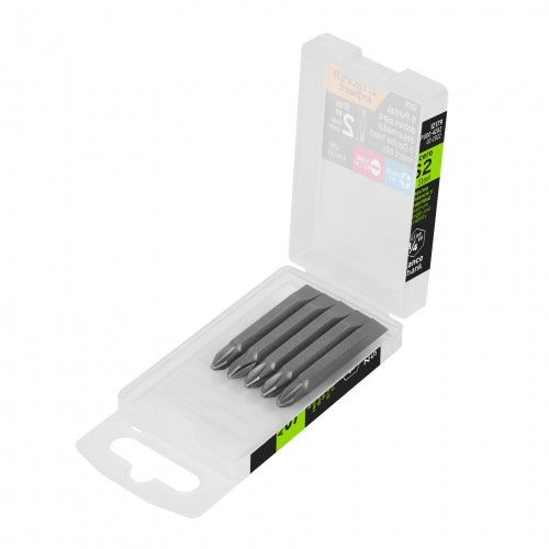 Estuche con 5 puntas dobles PH2 y 9/32' largo 2', Expert 12179 PUDE-4202
