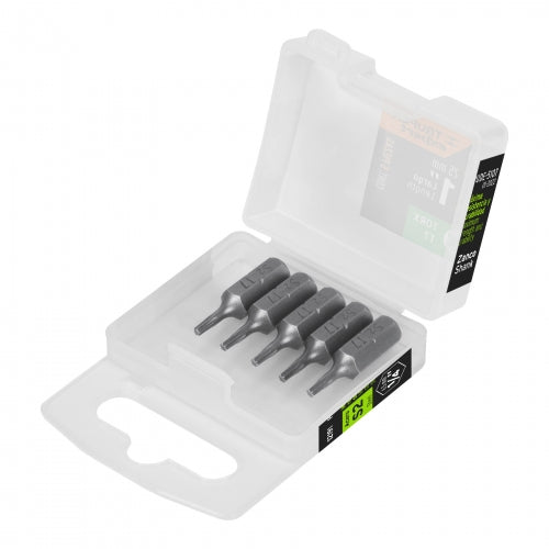 Estuche con 5 puntas torx T7 largo 1', Truper Expert 12191 PUDE-5107
