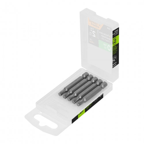 Estuche con 5 puntas torx T27 largo 2', Truper Expert 12260 PUDE-5227