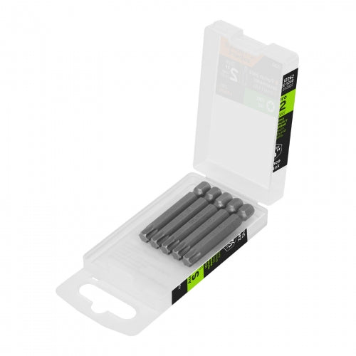 Estuche con 5 puntas torx T40 largo 2', Truper Expert 12262 PUDE-5240