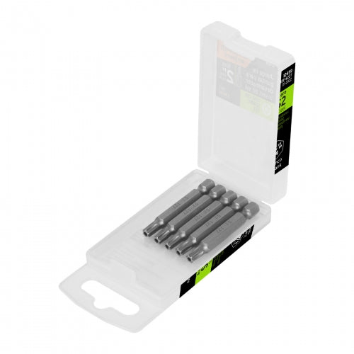 Estuche con 5 puntas torx T27 con seguro largo 2', Expert 12459 PUDE-6227