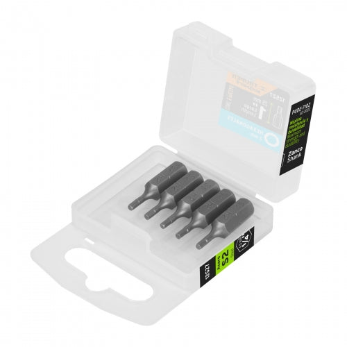 Estuche con 5 puntas hexagonales de 2 mm largo 1', Expert 12527 PUDE-7102