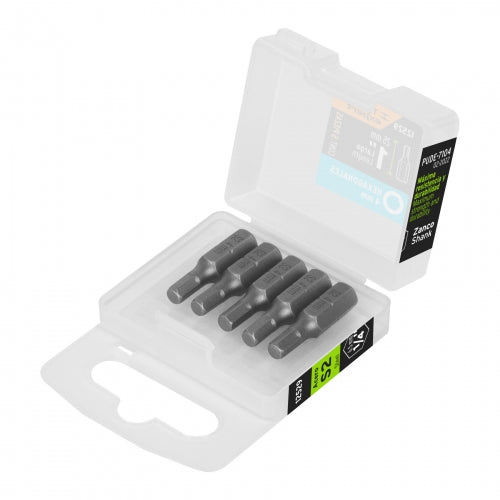 Estuche con 5 puntas hexagonales de 4 mm largo 1', Expert 12529 PUDE-7104