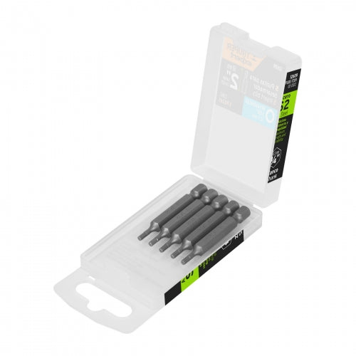 Estuche con 5 puntas hexagonales de 3/32mm largo 2', Expert 12609 PUDE-7209