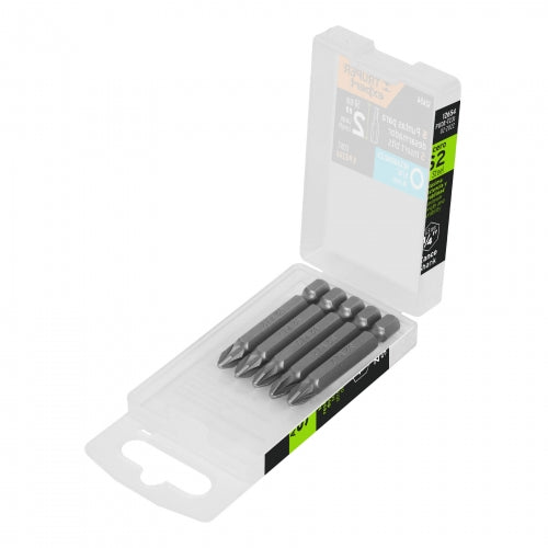 Estuche con 5 puntas hexagonales de 5/16mm largo 2', Expert 12654 PUDE-7231
