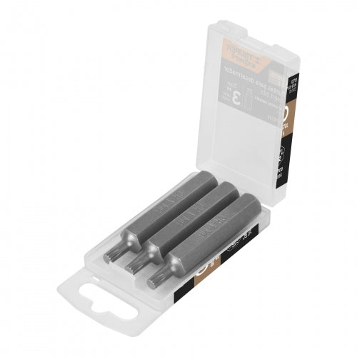 Estuche con 3 puntas bristol M6 largo 3', Truper Expert 12713 PUDE-8206