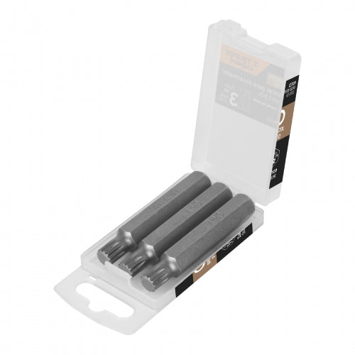 Estuche con 3 puntas bristol M10 largo 3', Truper Expert 12709 PUDE-8210