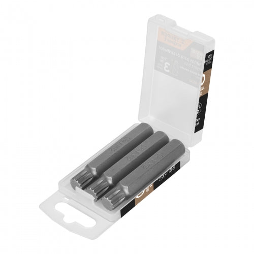 Estuche con 3 puntas bristol M12 largo 3', Truper Expert 12711 PUDE-8212