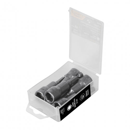 Estuche con 5 dados magnéticos de 12 mm largo 2-1/2', Expert 12955 PUDE-9012