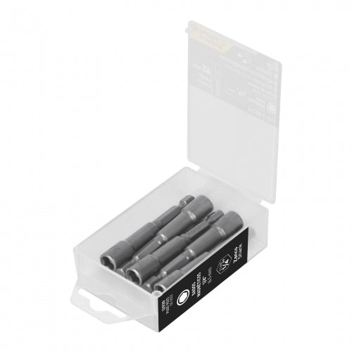 Estuche con 5 dados magnéticos de 1/4' largo 2-1/2', Expert 12939 PUDE-9025