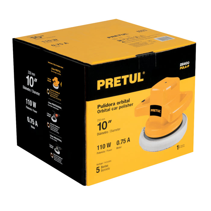 Pulidora 10' 110 W, Pretul 26400 PULA-P