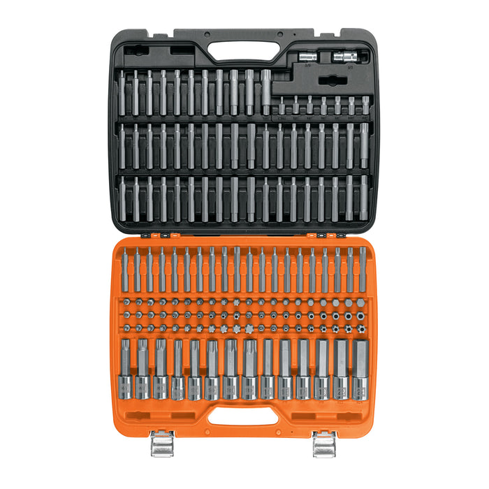 Jgo profesional de puntas y dados con punta p/mécanica 150pz 102520 PUN-150