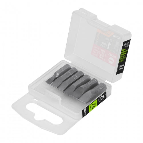 Estuche con 6 puntas planas combinadas largo 1', Expert 100505 PUN-6PL1