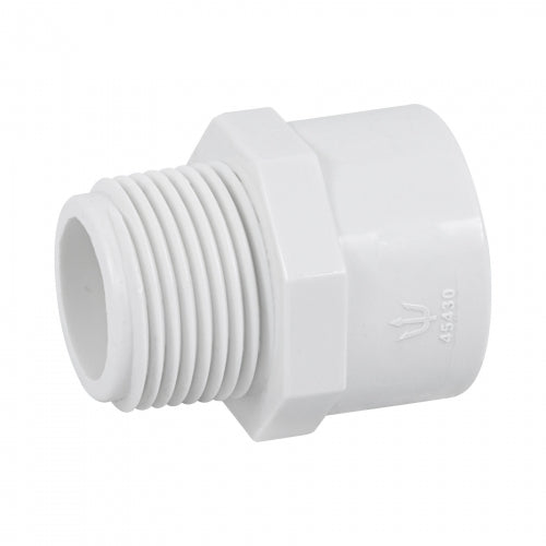 Adaptador macho de PVC de 3/4', Foset 45430 PVC-612