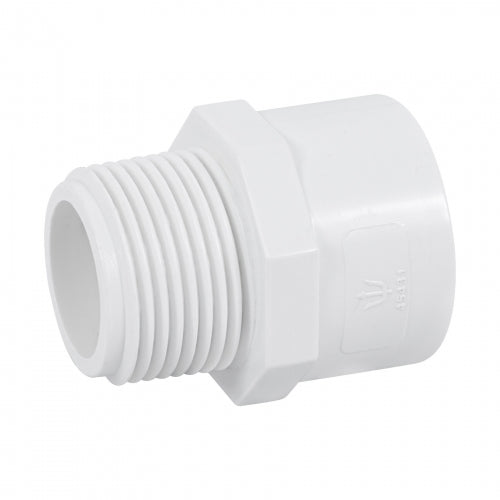 Adaptador macho de PVC de 1', Foset 45431 PVC-613