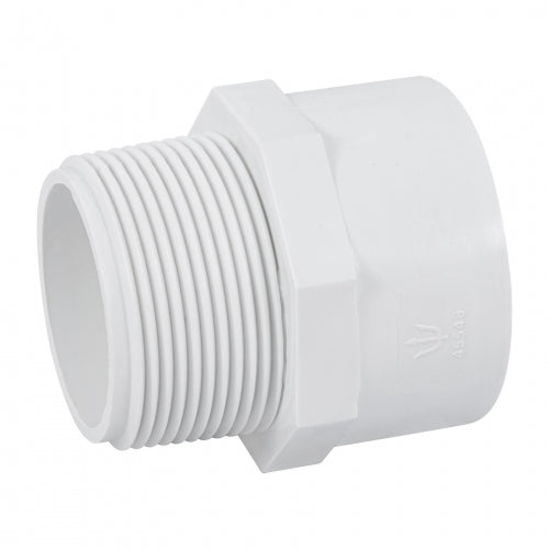 Adaptador macho de PVC de 1-1/2', Foset 45546 PVC-615