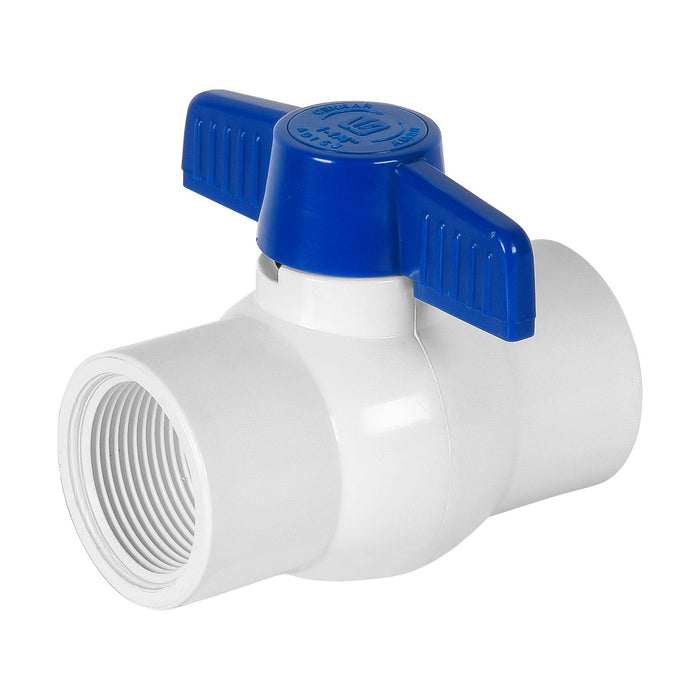 Válvula esfera de PVC 1-1/4' roscable, Foset 49153