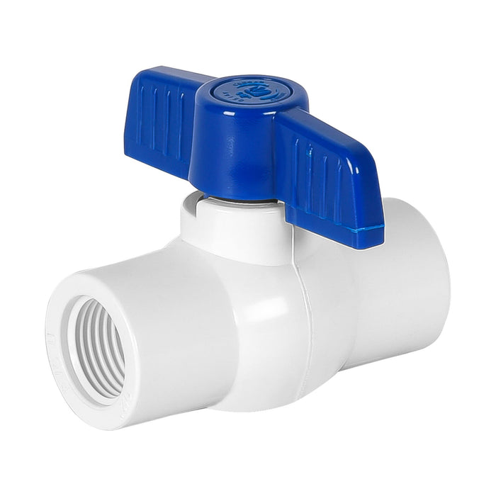 Válvula esfera de PVC 1/2' roscable, Foset 49150