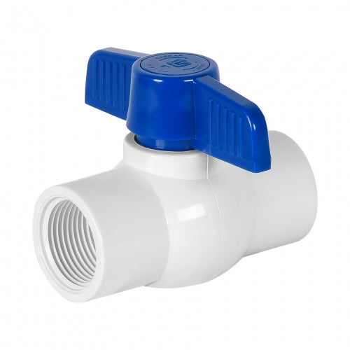 Válvula esfera de PVC 1' roscable, Foset 49152 PVC-ES-1R