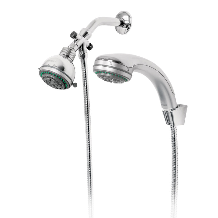 Regadera 3' con extensión tipo teléfono 5 funciones, Aqua 49433