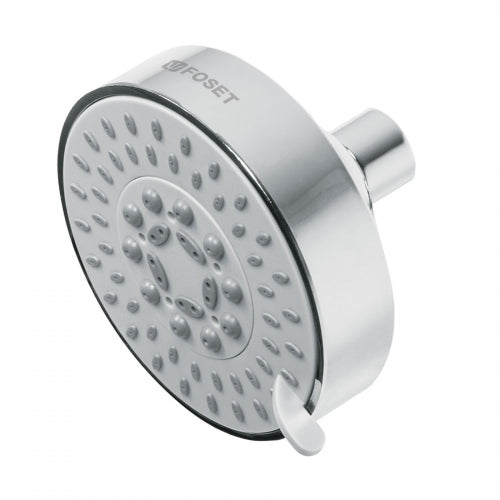 Regadera cromo 4'con 5 funciones, sin brazo, Foset Element 45169 R-202S