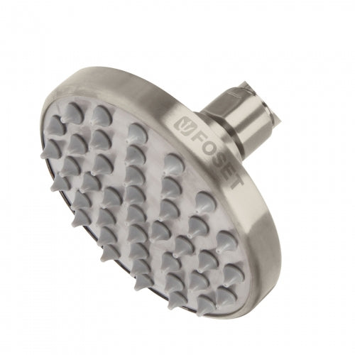 Regadera satín 4' plato redondo, sin brazo, Foset Element 45581 R-204SN