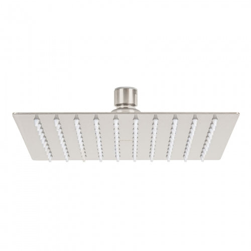 Regadera satín 8' plato cuadrado delgado sin brazo, Riviera 45780 R-308SN