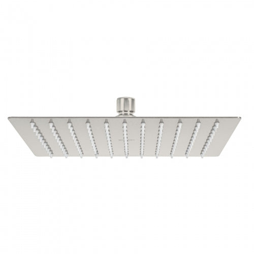 Regadera satín 10' plato cuadrado delgado sin brazo, Riviera 45782 R-310SN